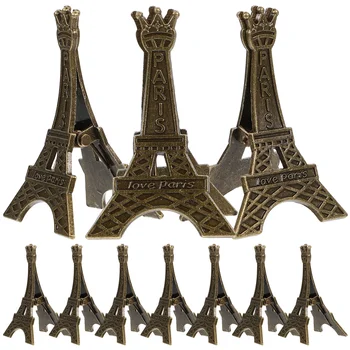 10tk Eiffeli Torn Memo Kaardi Raamatu Foto Omanik Seista Pilt Klippe Pulmapidu