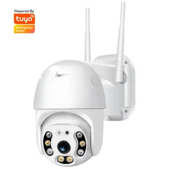 2MP 1080P iCsee/Tuya/Yoosee APP Traadita PTZ IP Kuppelkaamera Täielik Värvi AI Humanoid Avastamise Home Security CCTV beebimonitor