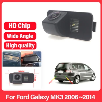 CCD HD Fisheye tagurdamiskaamera Ford Galaxy MK3 2006 2007 2008 2009 2010 2011 2012 2013 2014 Auto Reverse Parkimine Monitor