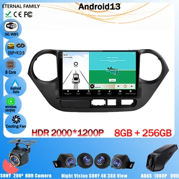 9 Tolline autoraadio Android 12 Hyundai I10 2014-2017 Carplay Auto WIFI OBD-USB-Car Multimedia Video Mängija Pea Üksus NR 2Din