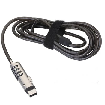 3X 4 Digitaalne Universaalne Lukk USB Sülearvuti Turvalisuse Kaabli Lukustada Arvuti