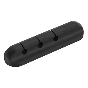 Uusim Silikoon USB-Kaabel Liim Desktop Traat Korraldaja Laadimine Juhtme Klamber Vedru Juhtimise Klipid Hiire Kõrvaklappide Juhe