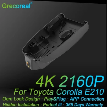 Grecoreal Car Dvr 2K 4K Wifi 2160P Kriips Cam Plug-Play Ees Kriips Kaamera Toyota Corolla E210 12. Gen Altis 2020 2021 2022