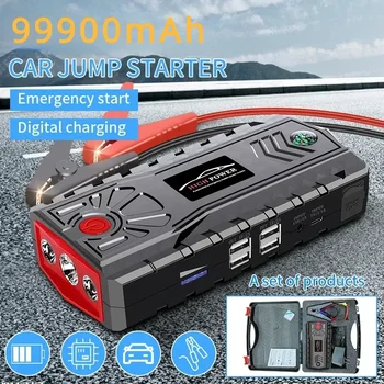 Auto Aku, Starter 99900mAh Mobile Power-Up Portable Power Bank Auto Back-Up Auto Jumper Seisak Aku voolukatkestustega