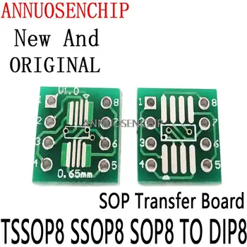 20PCS Uus ja Originaal PCB SOP-8 SOP Üleandmise Juhatuse DIP Pin Pardal Pigi Adapter TSSOP8 SSOP8 SOP8, ET DIP8