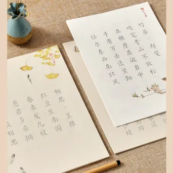 Hiina Kalligraafia Tava Copybook Hiina Pehme Harjaga Väike Regulaarselt Skripti Traditsiooniline Luuletus Basic Copybook Raamatuid Õpilastele