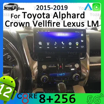 Yoza Carplay Auto Raadio Toyota Alphard Crown Vellfire Lexus LM 2015-2019 Android11 Puutetundliku Ekraaniga Multimeedia-Navigatsioonisüsteem Stereo