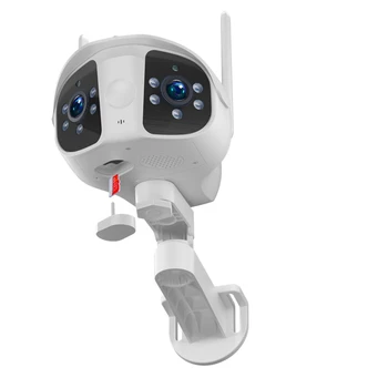 1080P UHD IP Kaamerat, Dual Lens Dual Screen Security Kaitse Jälgida Väljas Veekindel Öö CCTV