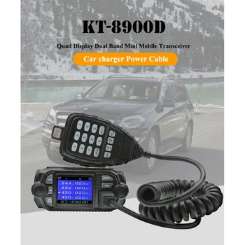 Quad Band VHF-UHF Auto Saatja Mobile Radio Amateur Walkie Talkie KT-7900D