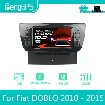 Fiat DOBLO 2010 - 2015 Deckless Android autoraadio Stereo Multimeedia Mängija 2 Din Autoradio GPS Navigation PX6 Ühik Ekraan