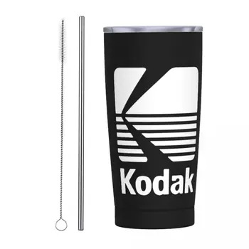 KODAK Film Logo Isoleeritud Trummel koos Toruga Vaakum, Termiliselt Kruus Office Home Auto Pudel Tassi, 20oz