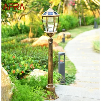 AFRA Retro Väljas Muru Tuled Päikese-Aed Lamp LED Veekindel Kodu Dekoratiivsed jaoks Tee Hoov