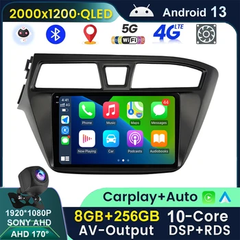 4G 10 Core 2 Din Android 13 Auto Auto Raadio Hyundai I20 2014-2018 LHD Multimeedia Mängija, Traadita Carplay GPS 2Din Autoradio