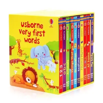 10 Raamatud/Set USborne esimeste Sõnadega, Juhatuse Raamat, Haridus Mänguasjad Lastele inglise Raamatuid Lastele, Beebi, inglise Raamatuid