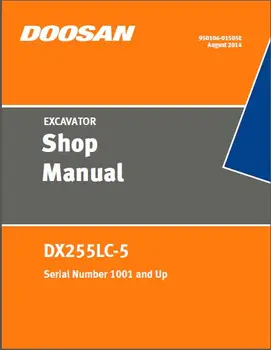 Daios Doosan 2018 WorkShop Manual ja Hooldus-ja Wirings Diagrammid Kõik Doosan Tootmise PDF