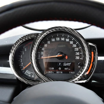 Päris Carbon Fiber Auto Rooli Keskne Kontroll Hõlmama MINI Cooper F56 Jaoks Klubiliige F55 Jaoks Kaasmaalane F60
