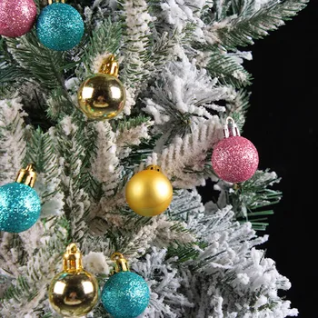36Pcs 3cm Plastikust Jõulud Pallid Noel Navidad Klassikaline Xmas Rippuvad Pallid Puu Ripatsid 2024 jõulukaunistused Kodu