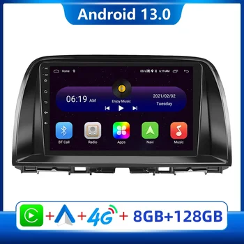 8 GB+128GB Android 13 Auto Raadio Mazda CX-5 2013 2014 -2016 GPS Navi Auto Multimeedia Mängija, Stereo Autoradio Ekraan DSP RDS