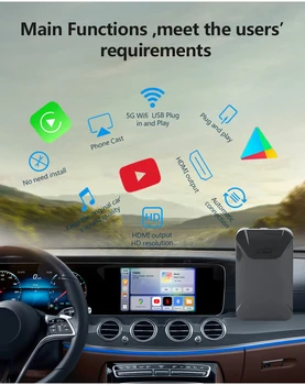Auto Traadita Carplay CP308 Jaoks Lexus ES NX RX LS LX NX300 ES350 RX459 LX350 Android Dekoodri Ekraani Liides Peegel Link