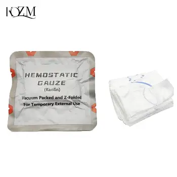 First Aid Kit Meditsiini Haav Sidemega Hemostatic Kaoliin Marli Võidelda Avarii Trauma Z-Fold Lahustuv Jaoks Ifak Taktikaline Sõjalise