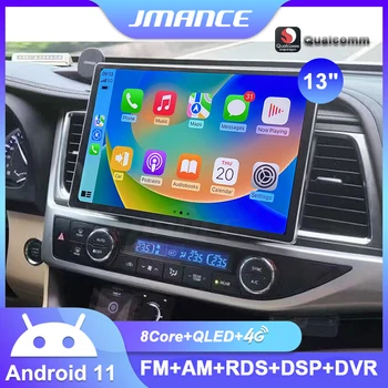JMANCE 13Inch Auto Raadio 2 Din Android 11 2K Puutetundlik Ekraan, Auto Multimeedia Mängija, Toyota, VW Hyundai ja Kia Nissan Honda Lada Ford