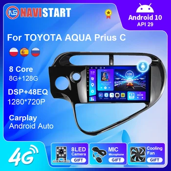 NAVISTART 10 Android autoraadio Mms Toyota, AQUA Prius C 2018-2020 magnetofon Gps Navigatsiooni Audio-Video Mängija 2Din