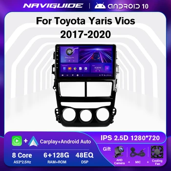 NAVIGUIDE P1 Auto Raadio Toyota, et rikuti Yaris MT 2017 2018 2019 2020 Navigatsiooni GPS Auto Multimeedia Video Mängija, Stereo Carplay