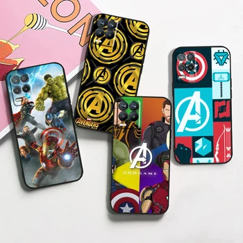 Marvel Kangelane Jahtuda OPPO Realme GT Meister Neo 5 C21Y C3 9 9i 8 6 Pro A5 A9 2020 A77 A74 Silikoon Musta Telefoni Puhul