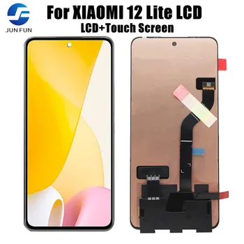 AMOLED LCD Xiaomi Mi 12 Lite lcd Ekraan Puutetundlik Digitizer Assamblee Xiaomi 12 Lite Mi12 Lite 2203129G lcd ekraan
