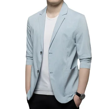 Z205-2023 Ülikond meeste riided sügisel andur sobib meeste korea versioon slim Ühe Lääne-business casual Lääne-service mehed