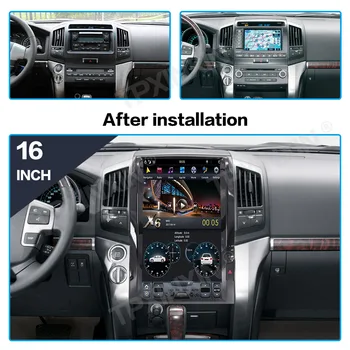 Toyota Land Cruiser 2008-2015 16INCH audio 2 din android vastuvõtja tesla stiilis auto multimeedia DVD mängija GPS navigeerimine