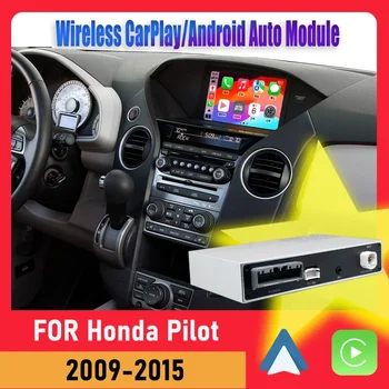 Juhtmeta Apple CarPlay Android Auto Ai kasti HONDA Piloot HR-V YF3/YF4 Toetada OEM Ekraan Raadio Kaamera Peegeldamine Upgrade Kit