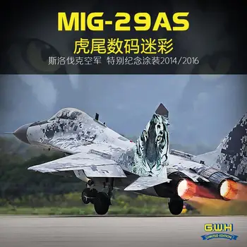 Great Wall Hobi S4809 1/48 MiG-29AS slovaki Õhujõud 2014 Erilist Maal Mudeli Komplekt